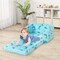 Costway 2-in-1 Convertible Kids Sofa Children Flip-Out Lounger Couch Upholstered Sleeper